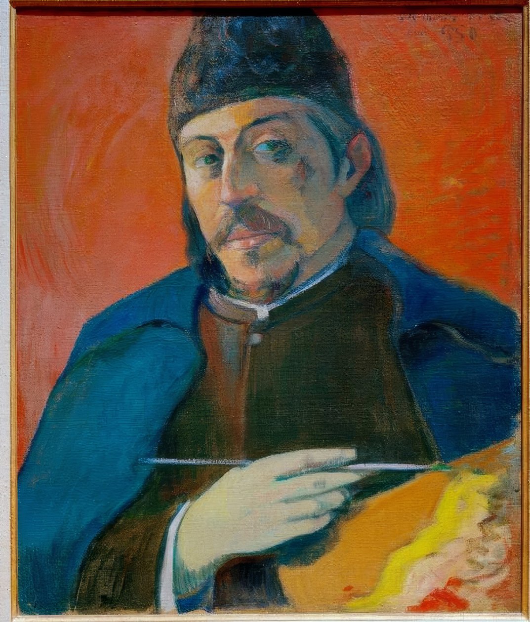 Autoportrét s paletou od Paul Gauguin
