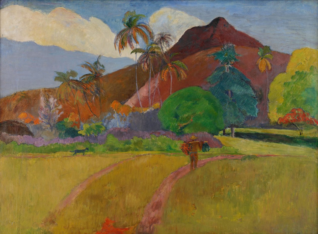 Tahitská krajina, 1891 od Paul Gauguin