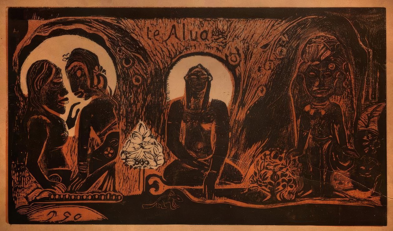 Bůh od Paul Gauguin