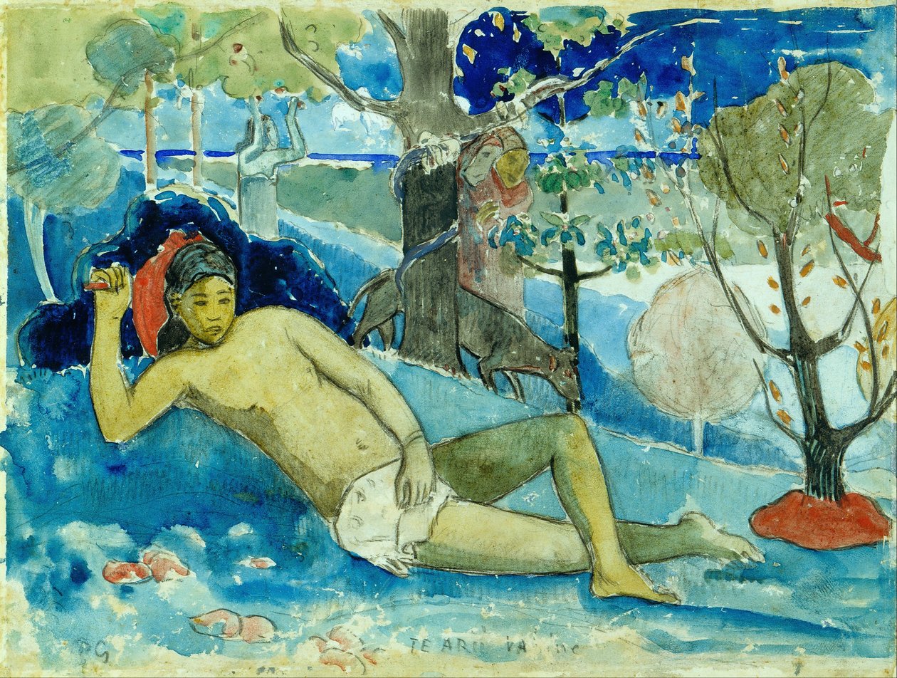 Te arii vahine (Královna krásy nebo Vznešená královna) od Paul Gauguin