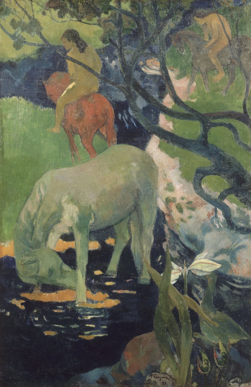Bílý kůň od Paul Gauguin