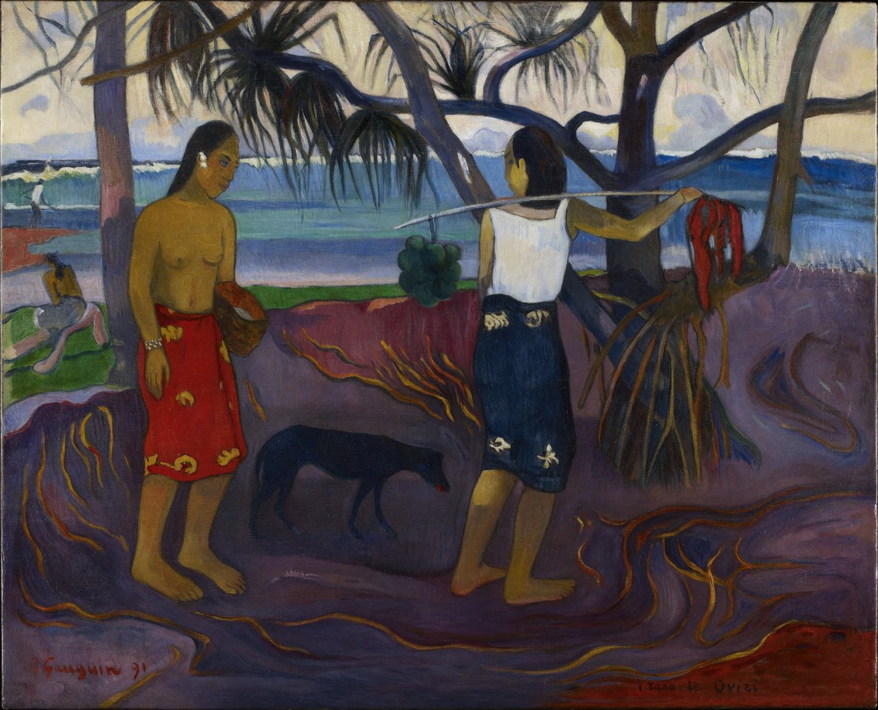 Za Pandana II od Paul Gauguin