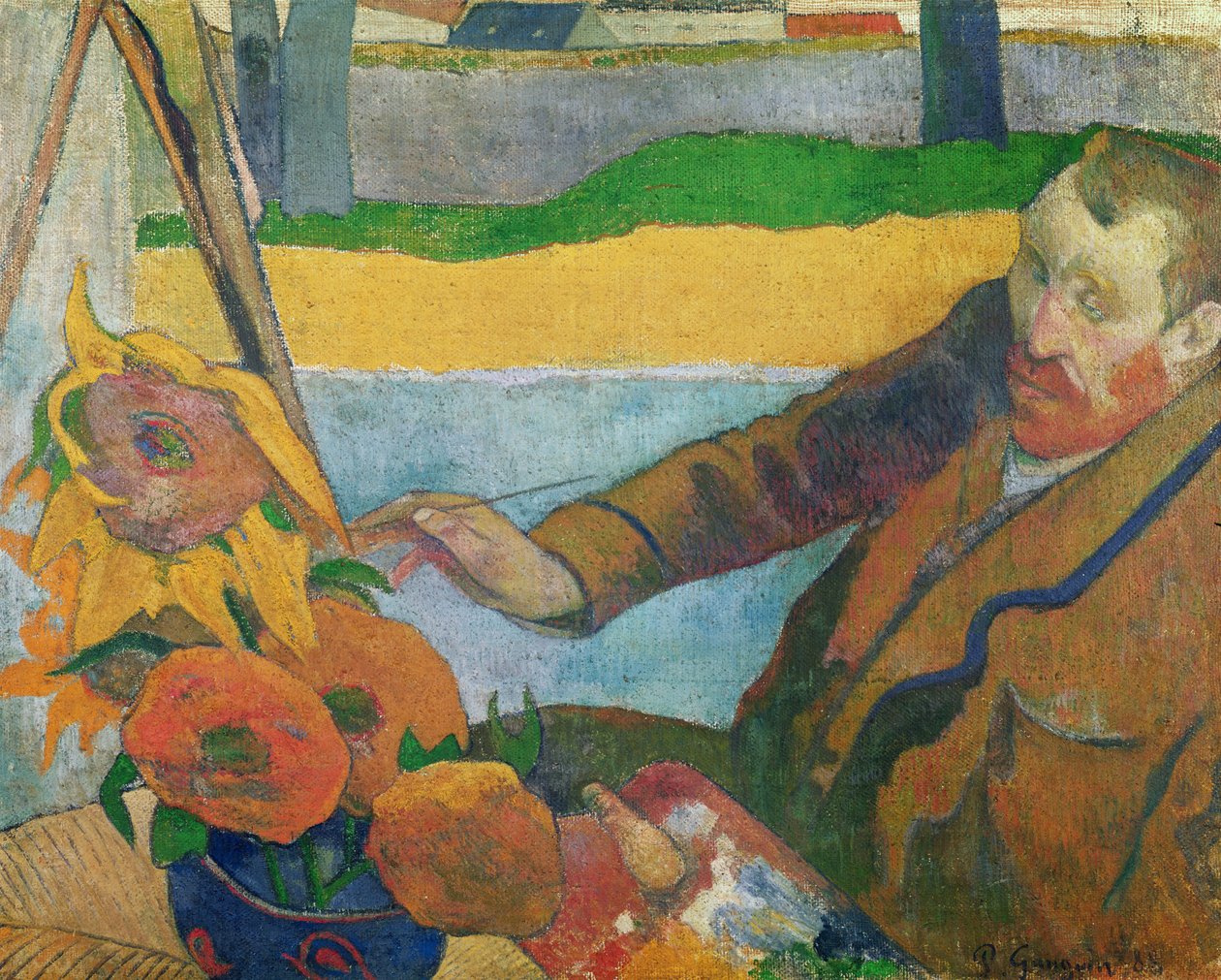 Van Goghův obraz Slunečnice, 1888 od Paul Gauguin