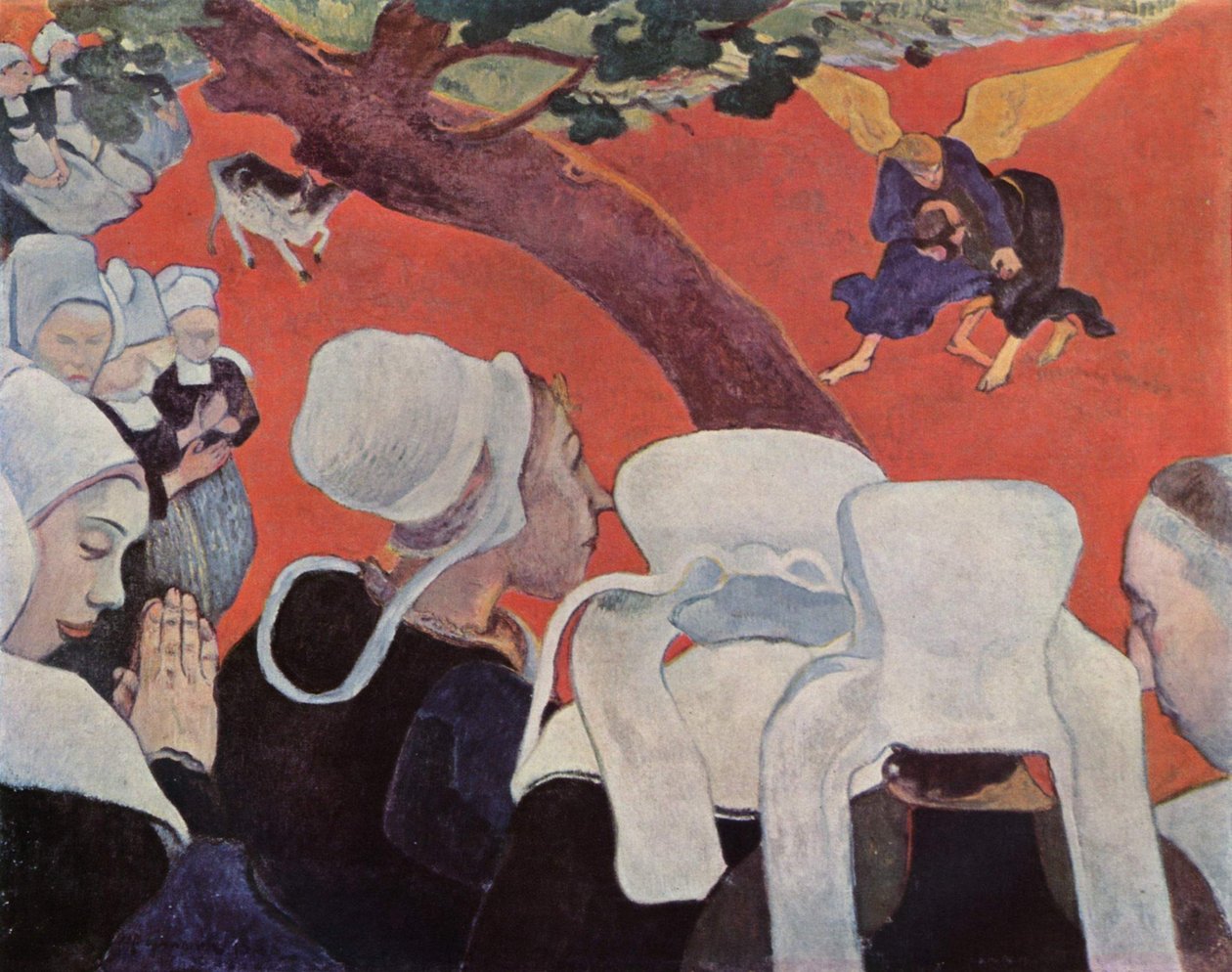 Vize po kázání od Paul Gauguin