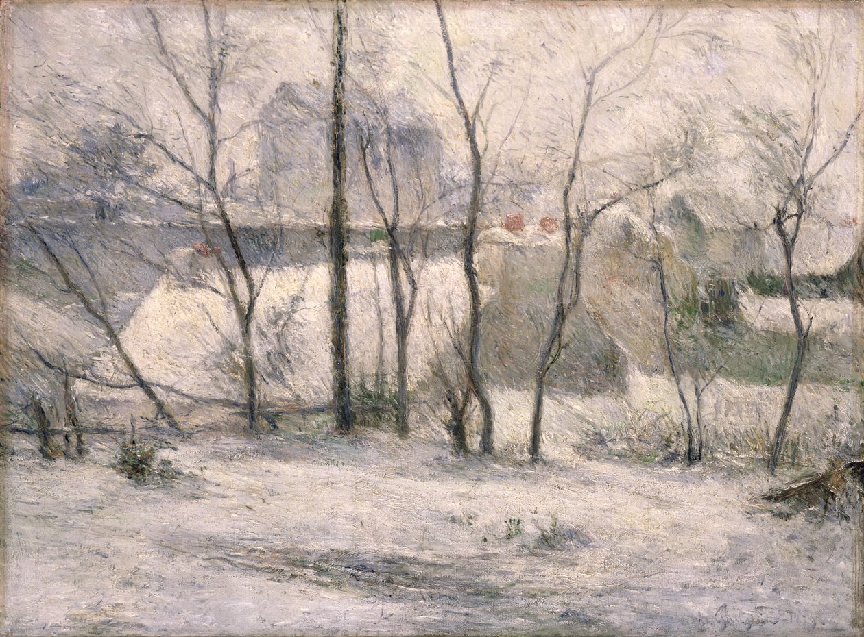Zimní krajina, 1879 od Paul Gauguin