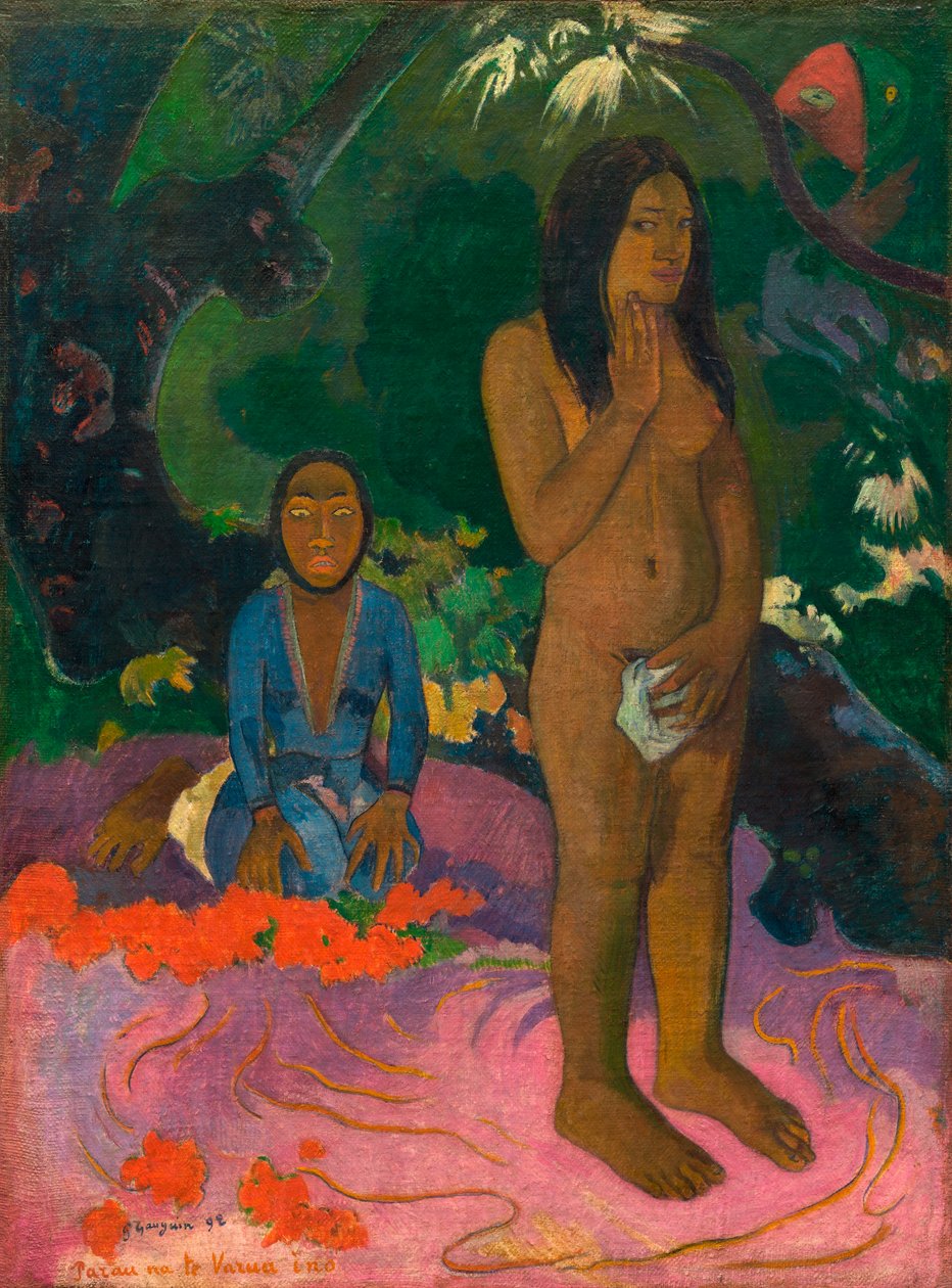 Slova ďábla od Paul Gauguin
