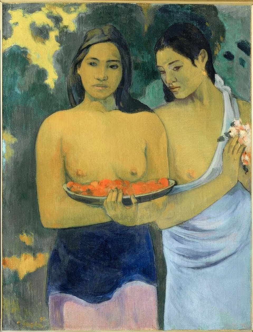 Dva Tahiťané od Paul Gauguin