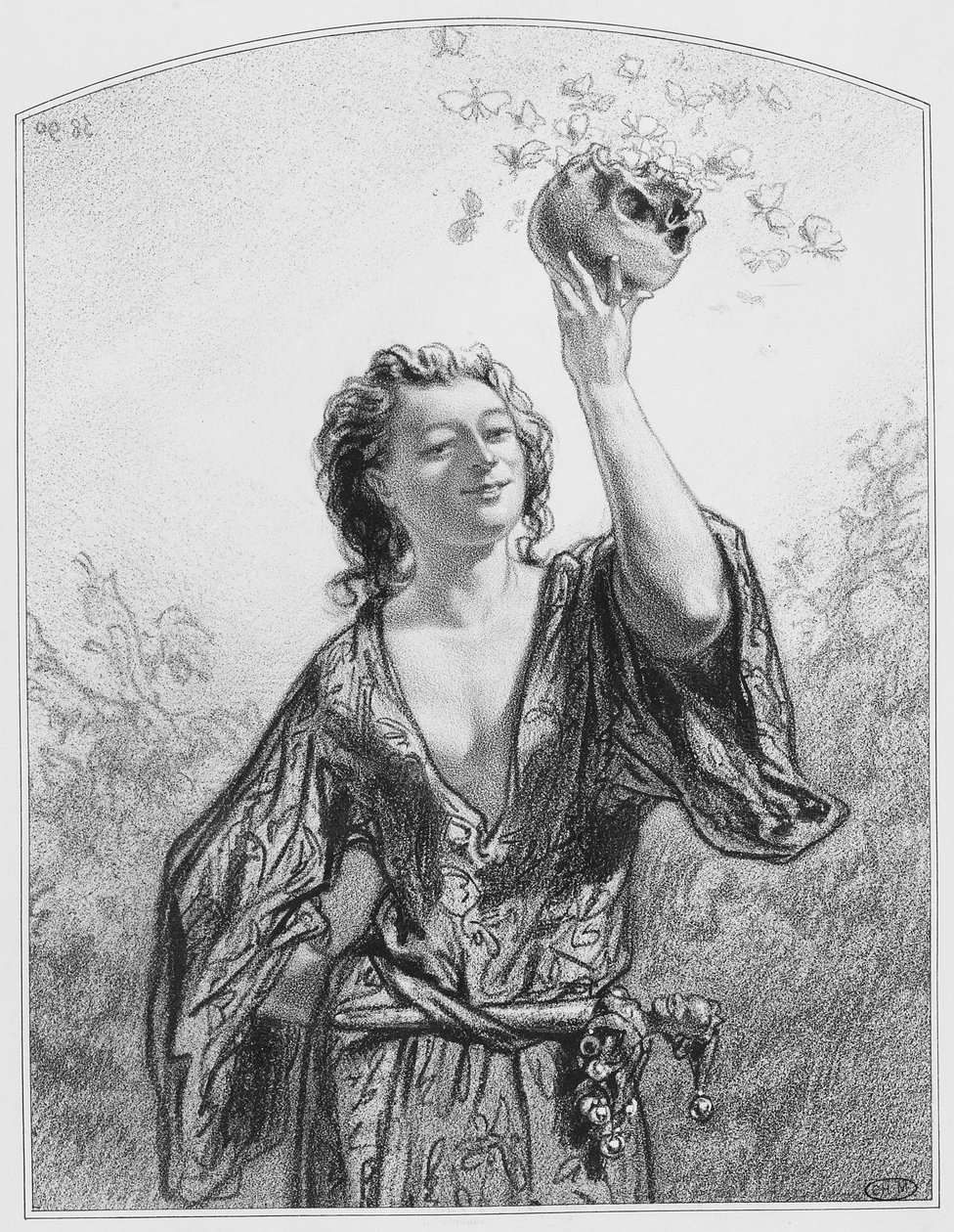 Toqués, toqués, Plate 1 z Les Toquades, 1858 od Paul Gavarni