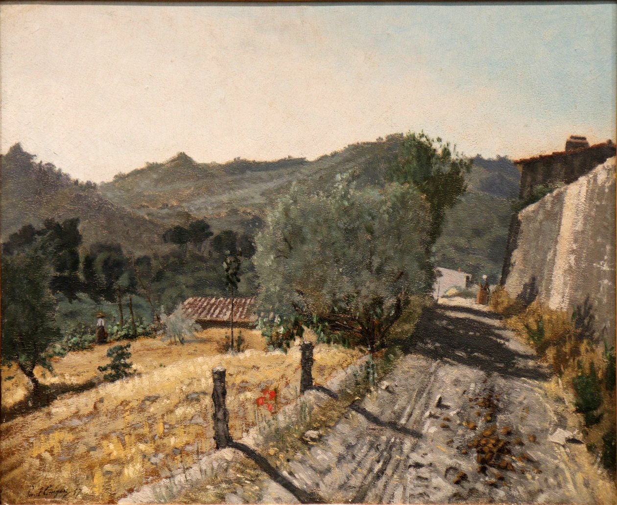Cesta v kopci. od Paul Camille Guigou