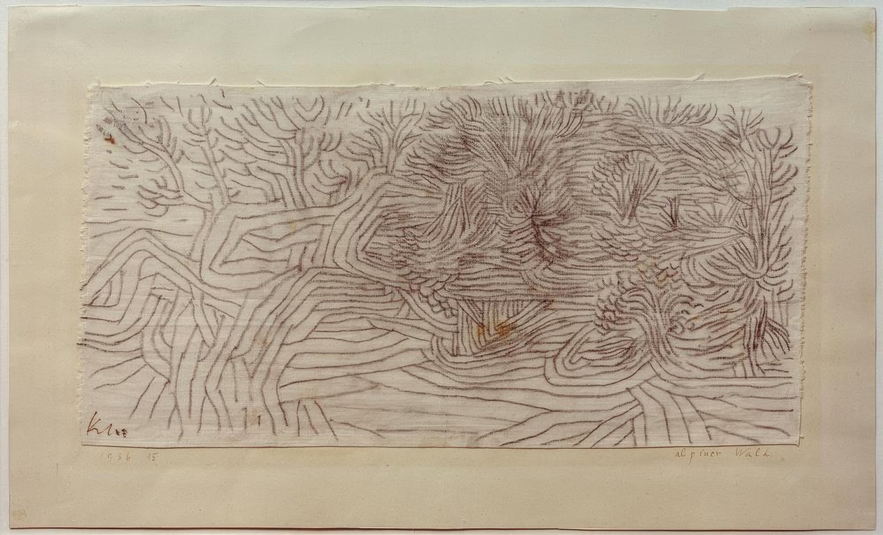 Alpiner Wald od Paul Klee