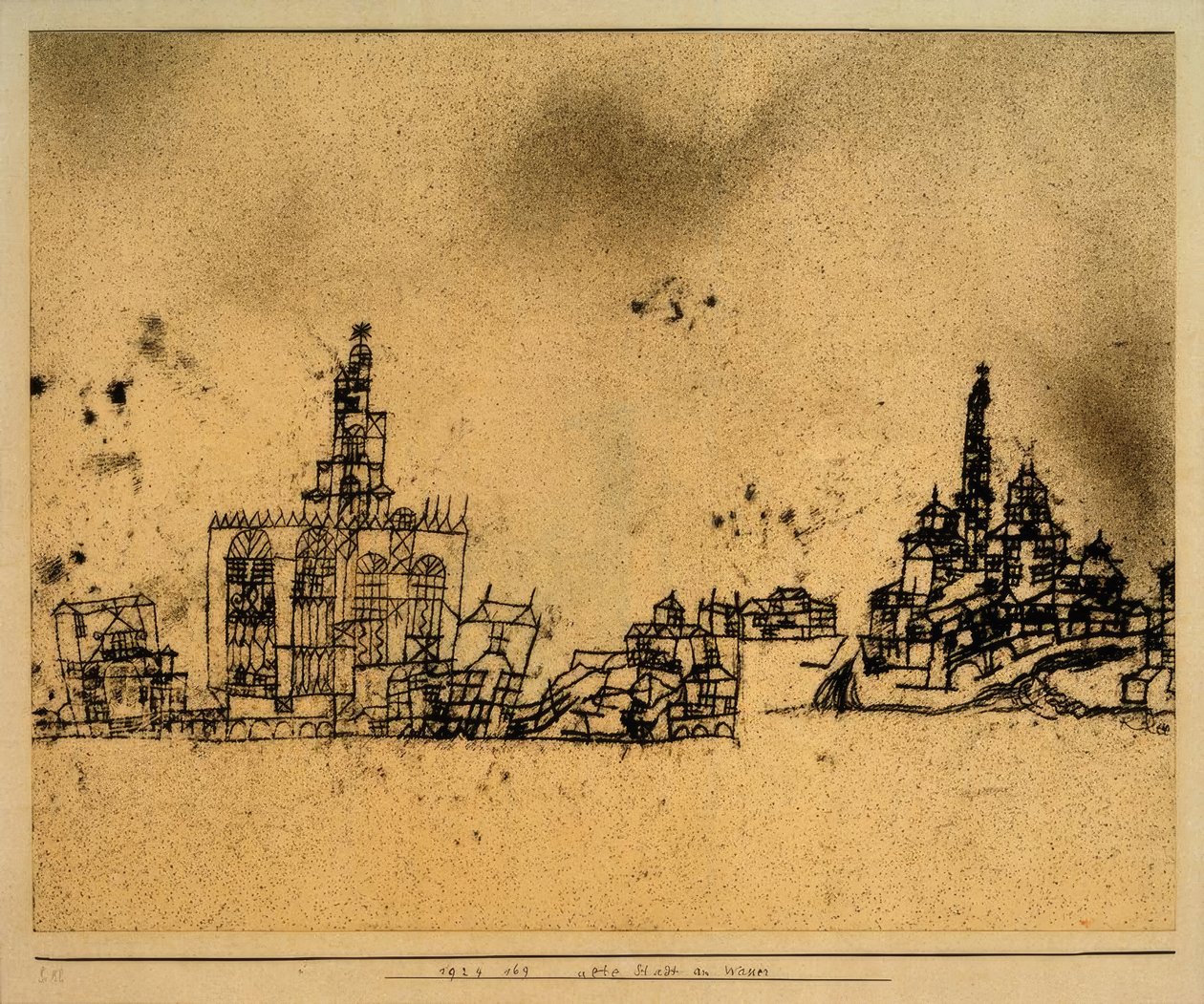 Staré město na vodě od Paul Klee