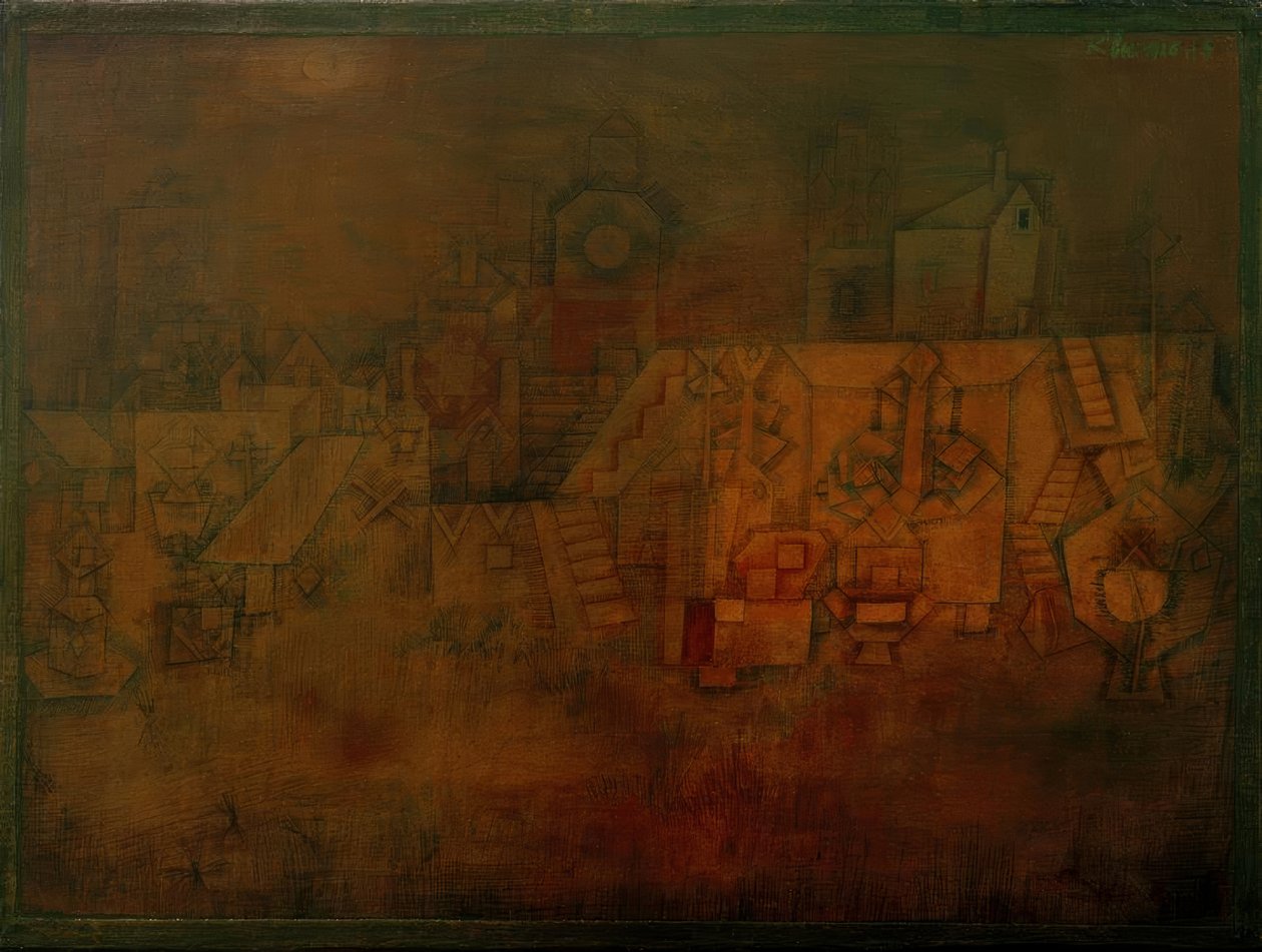 Starý hřbitov od Paul Klee