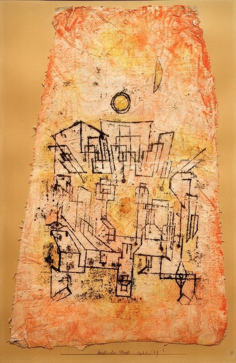 arabské město od Paul Klee