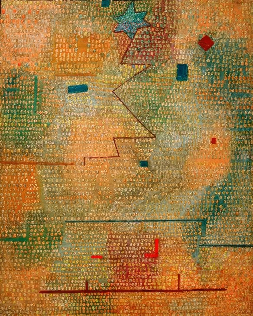 Stoupající hvězda od Paul Klee