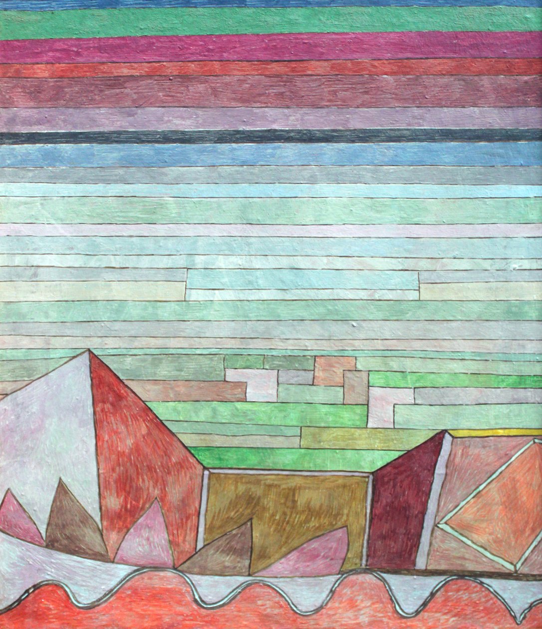 Pohled na plodnou půdu od Paul Klee