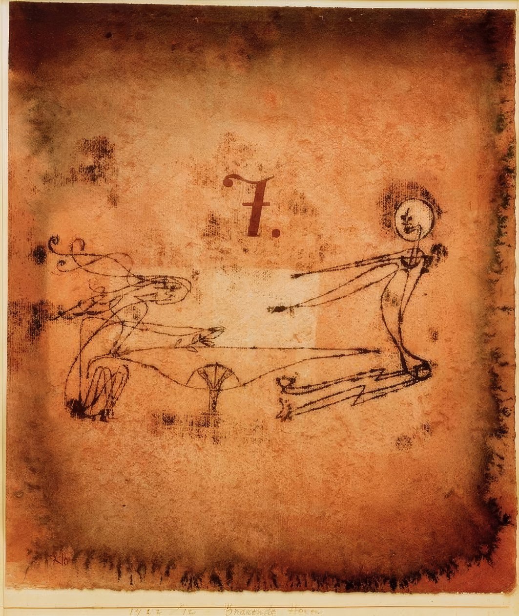 Vaření čarodějnic od Paul Klee
