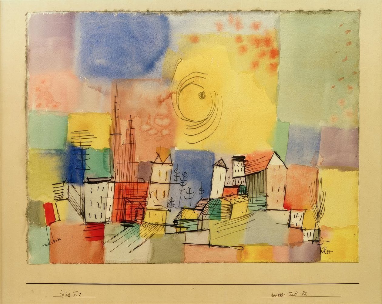 německé město BR od Paul Klee