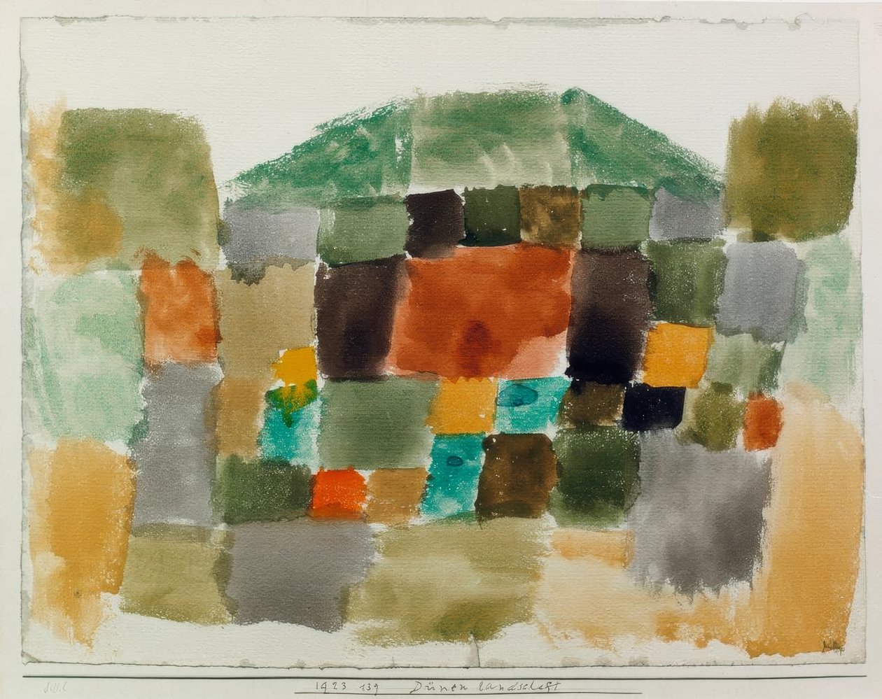 Dunová krajina od Paul Klee