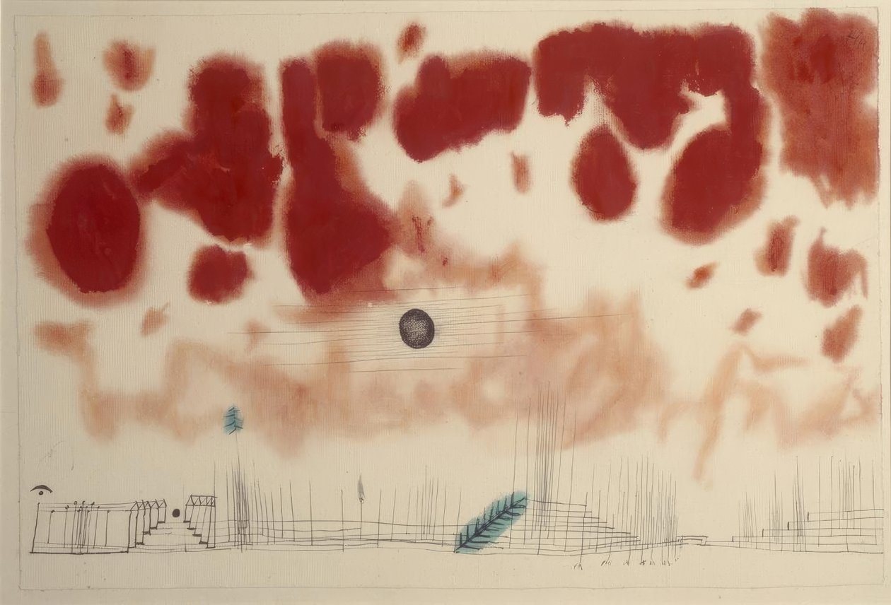 Mraky nad bórem od Paul Klee