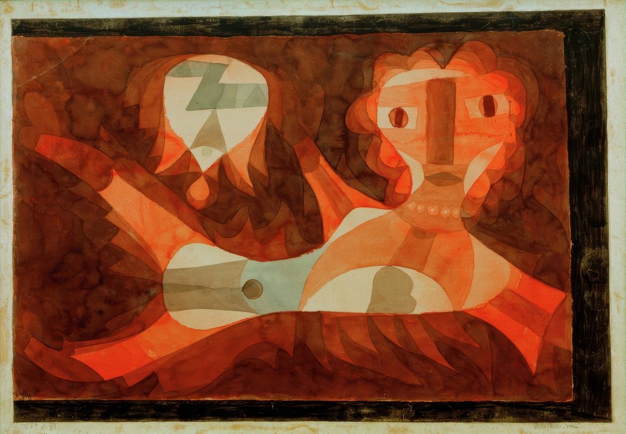 Žena zlaté rybky od Paul Klee