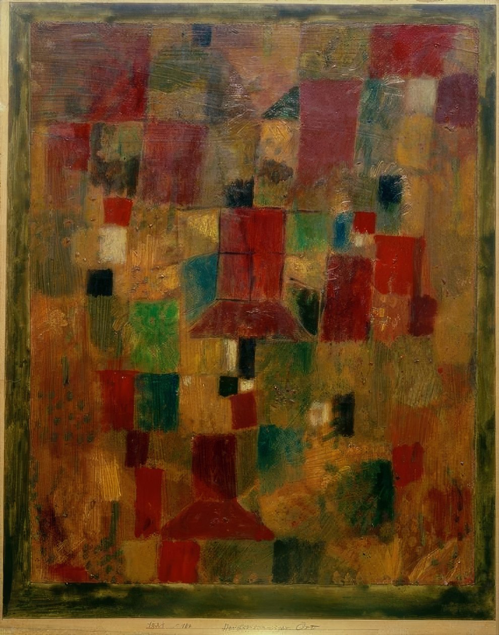 Podzimní slunné místo od Paul Klee