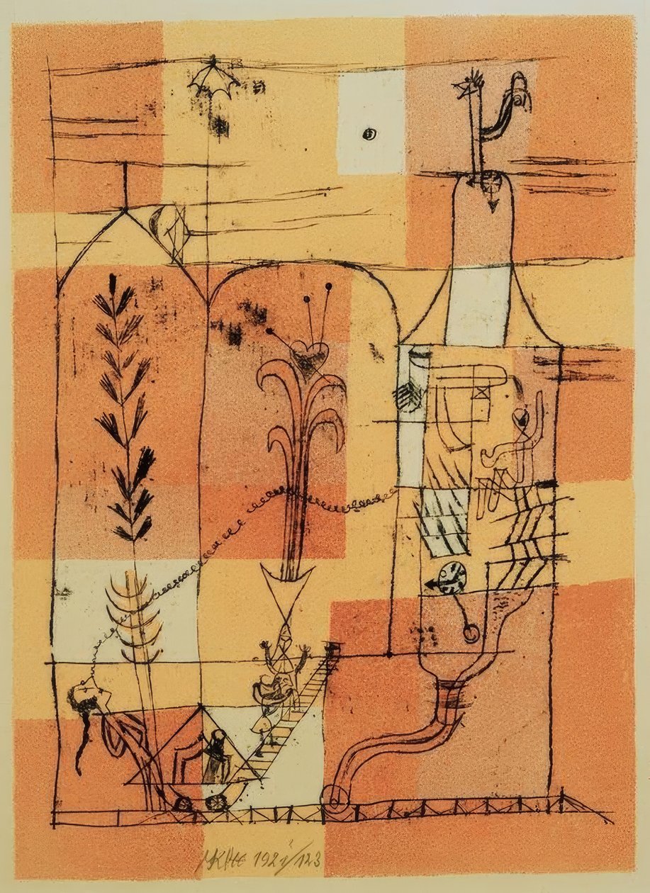 Hoffmanneské scény od Paul Klee