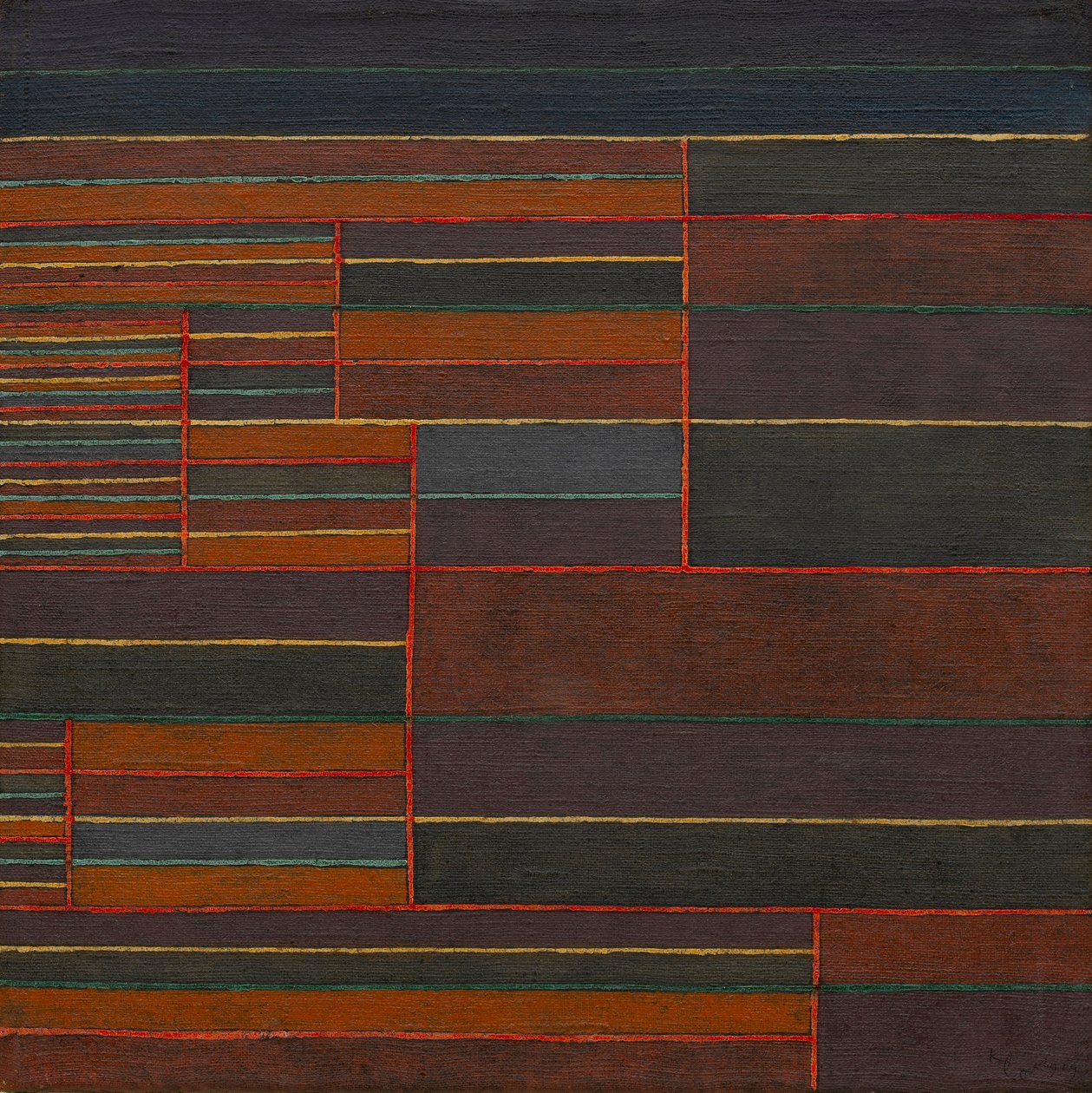 V současných šesti prahových hodnotách od Paul Klee