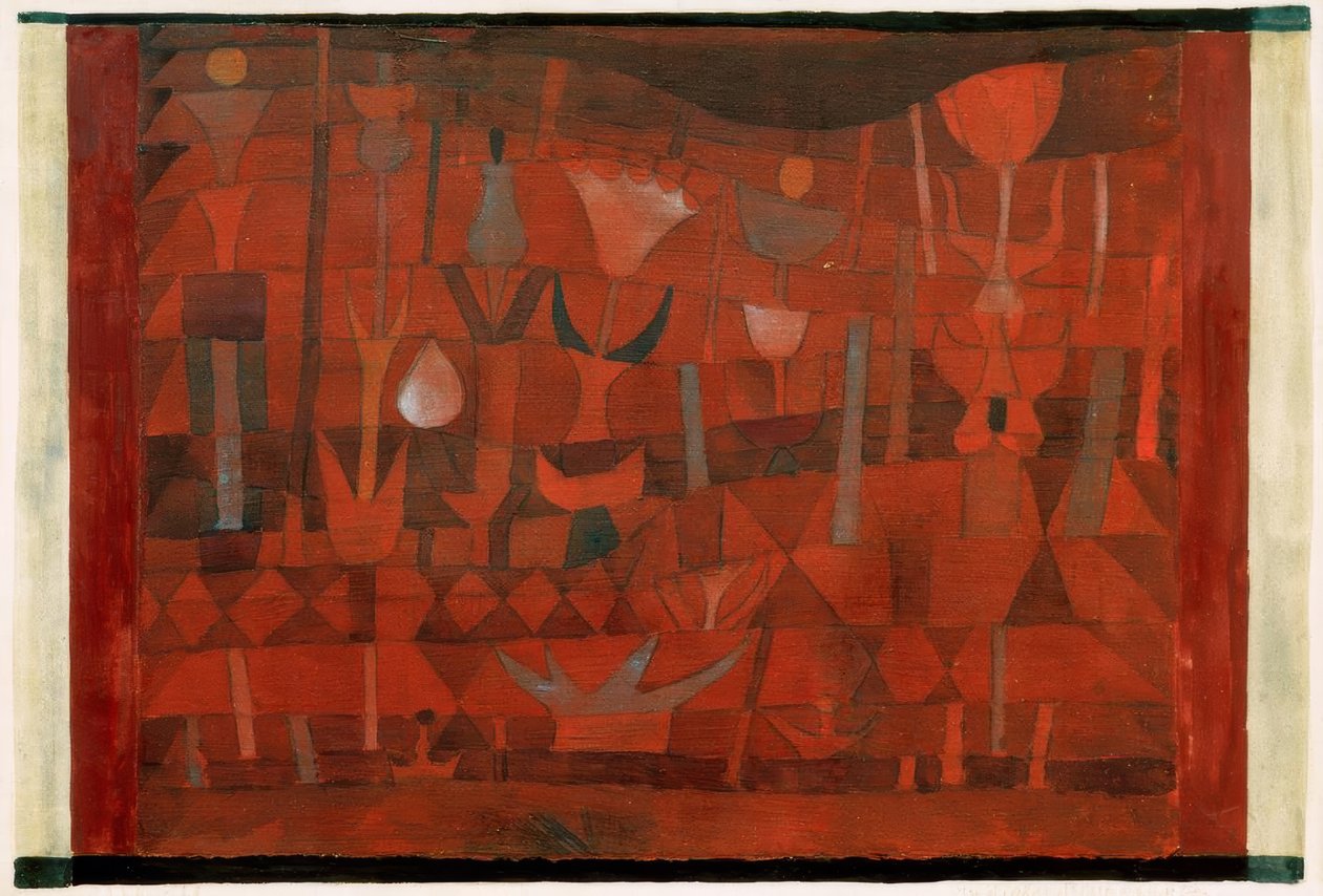 Indická květinová zahrada od Paul Klee
