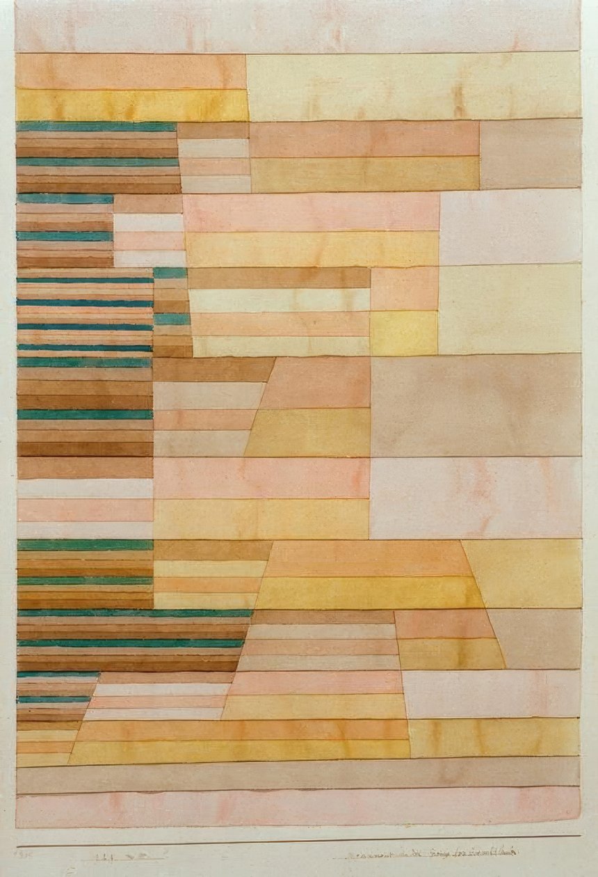 Pomník na hranici plodiště od Paul Klee