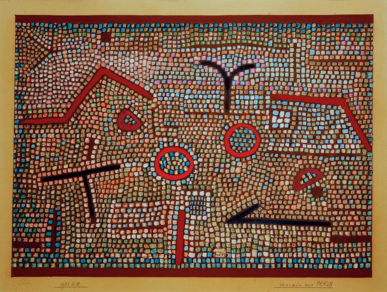 Mozaika z Prhuně od Paul Klee