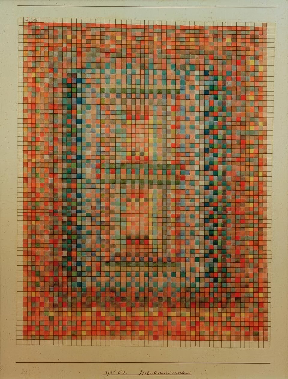 Portál mešity od Paul Klee