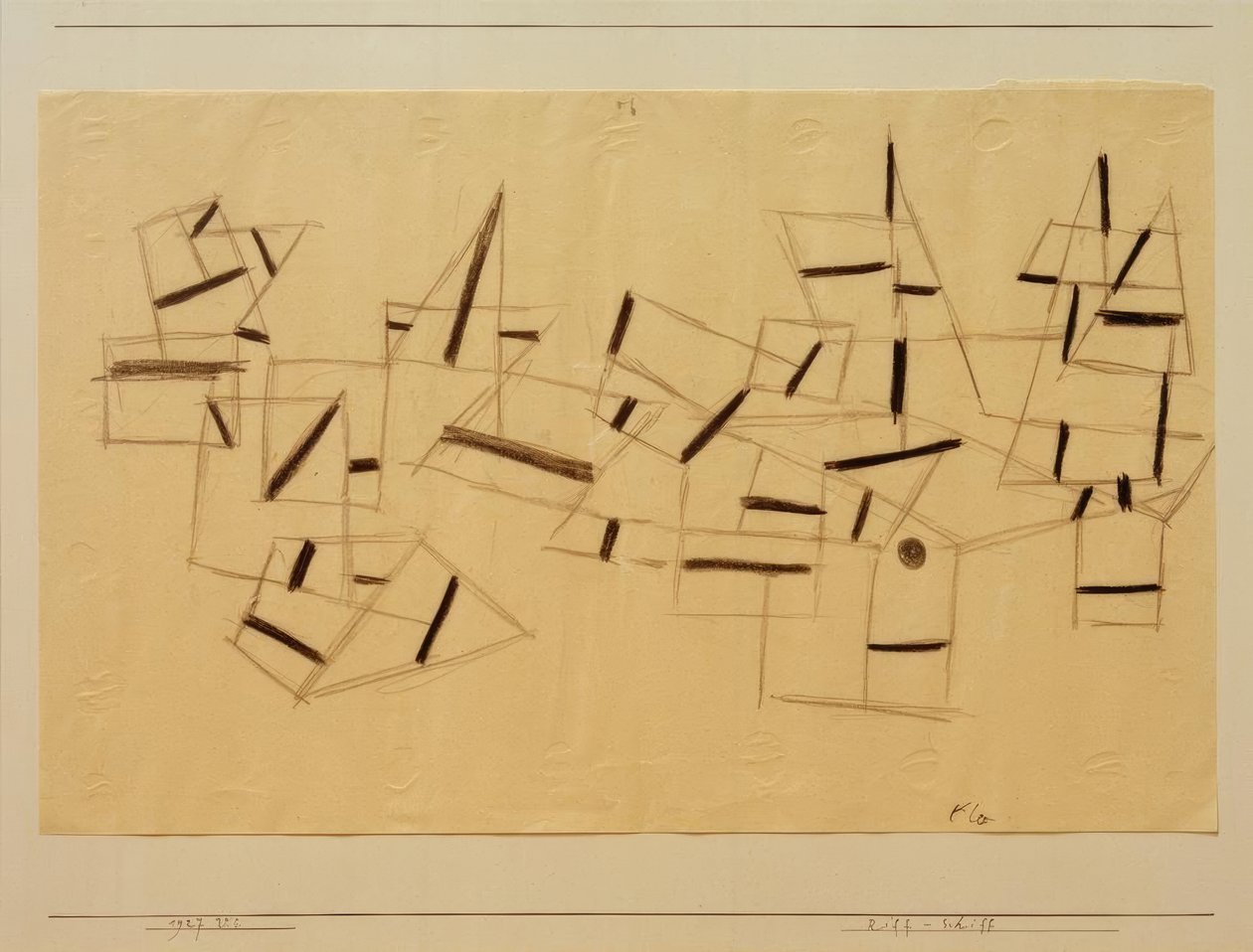 Útesová loď od Paul Klee