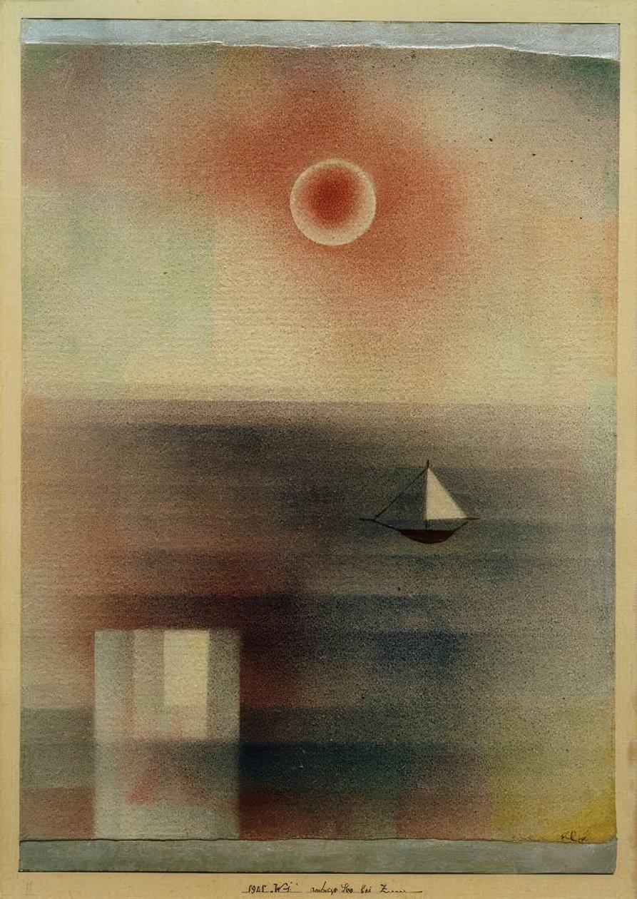 Klidné moře na Z... od Paul Klee