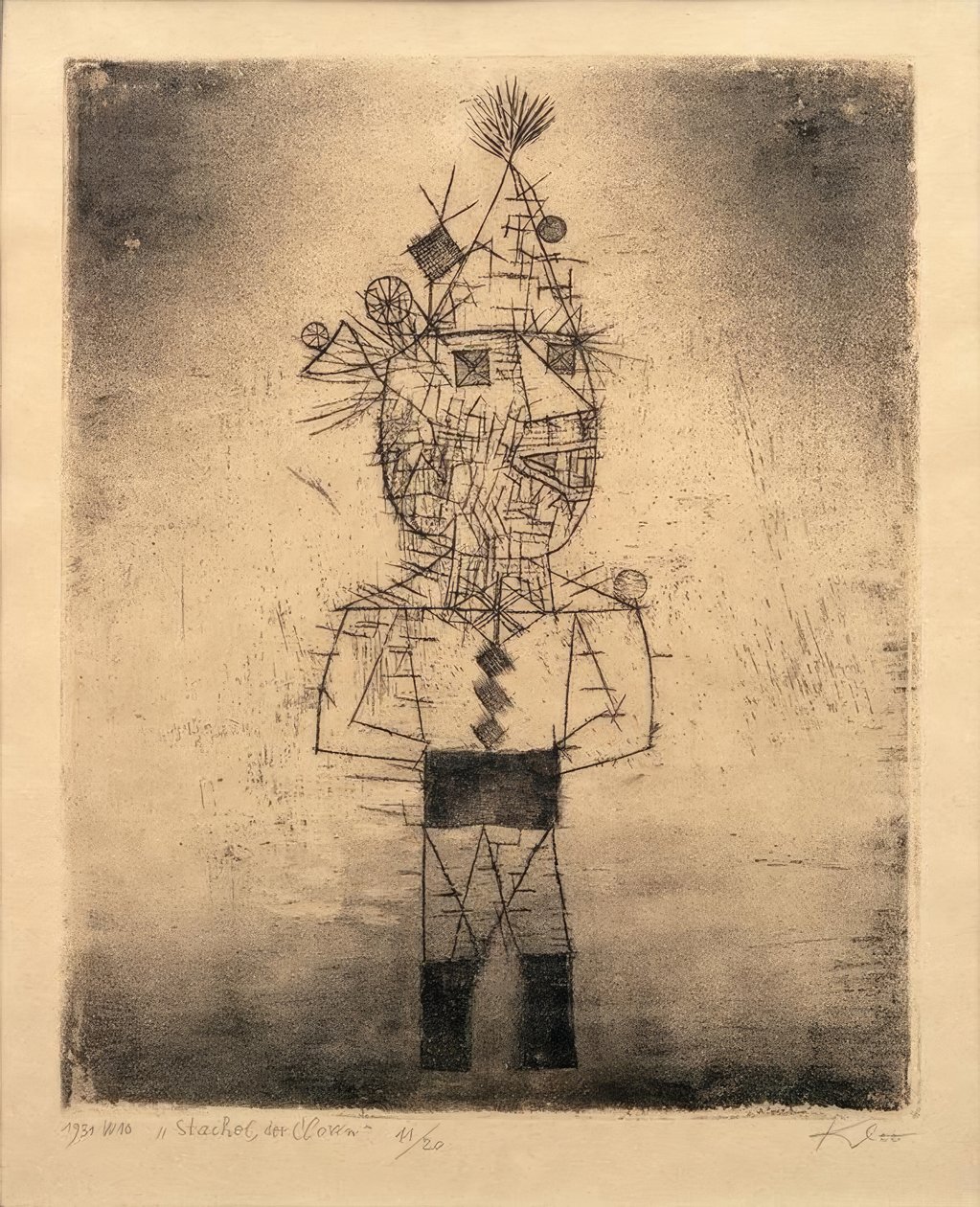 Bodej klauna od Paul Klee