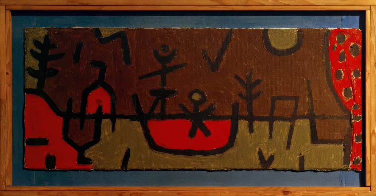 Rybník v parku od Paul Klee