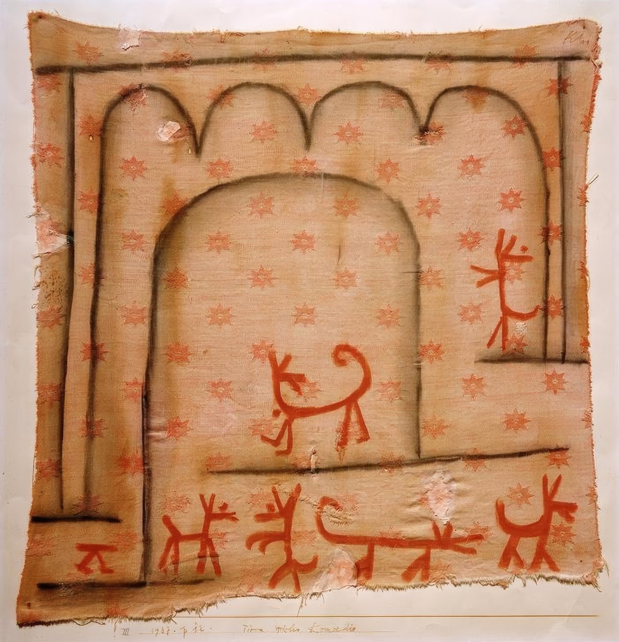 Zvířata hrají komedii od Paul Klee