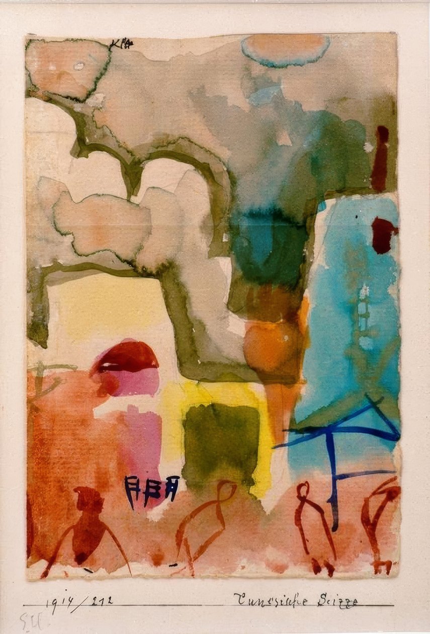 tuniský Sizze od Paul Klee