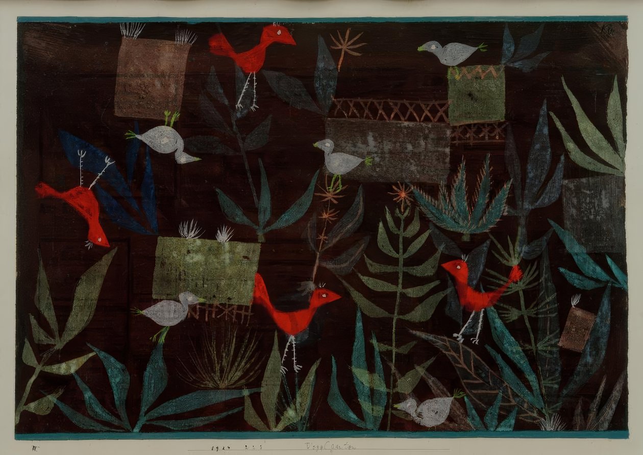 Ptačí zahrada od Paul Klee