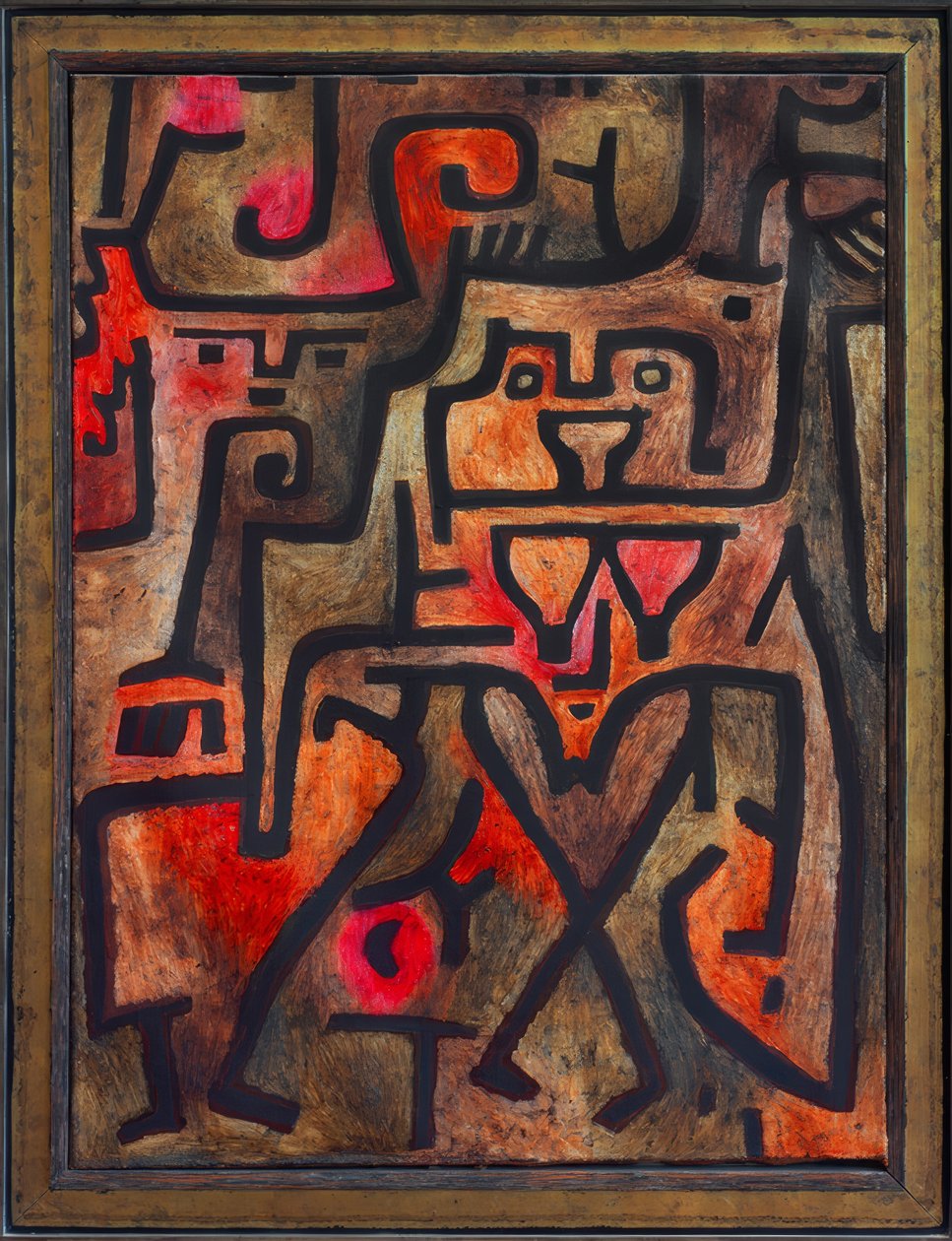 Lesní čarodějnice od Paul Klee