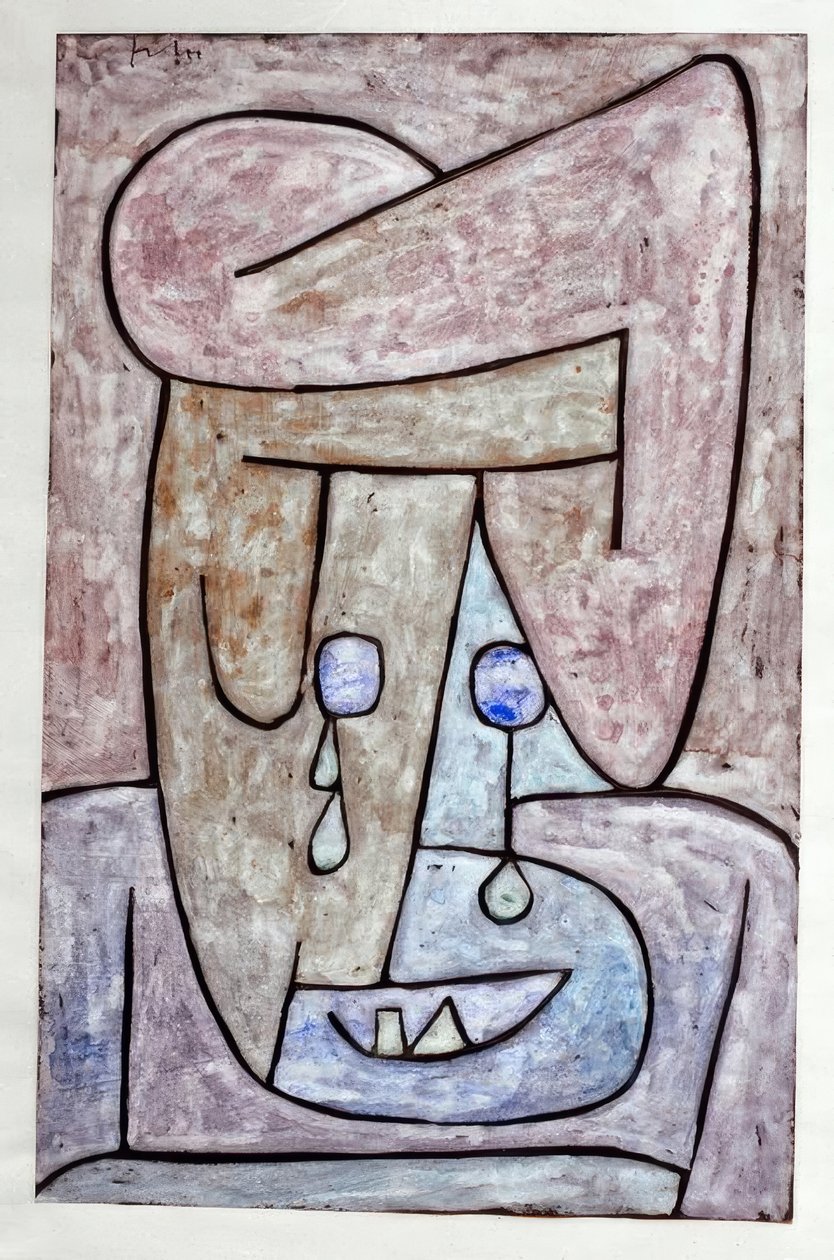 Plačící žena od Paul Klee