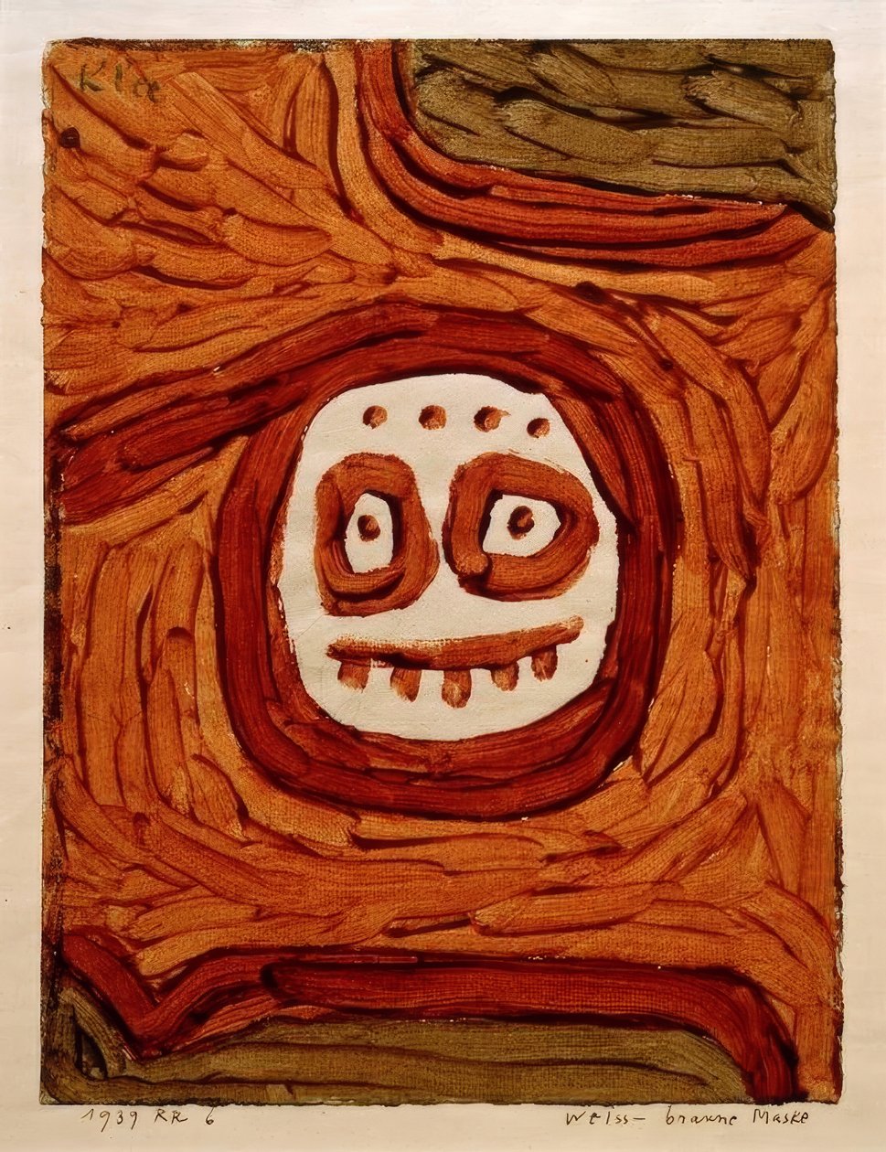 Maska Weissbraune od Paul Klee