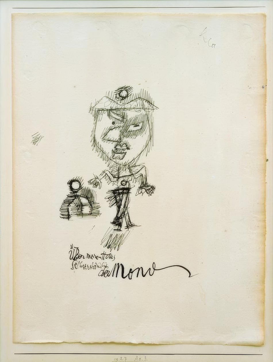 Nad mým domem samozřejmě měsíc od Paul Klee