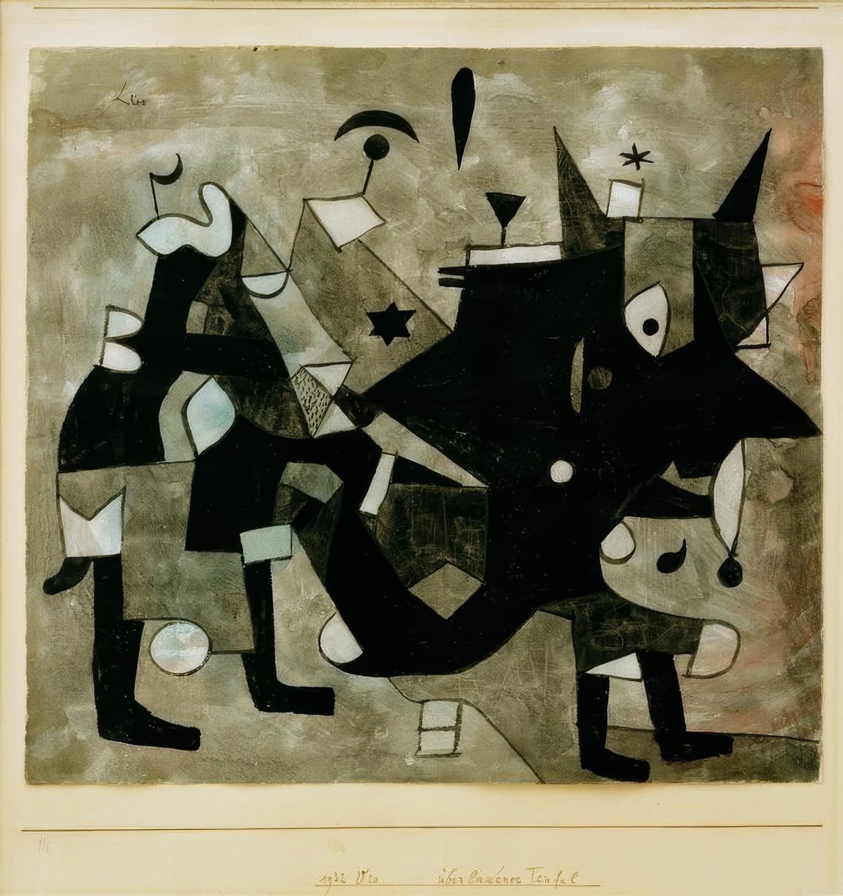 Přetížený ďábel od Paul Klee