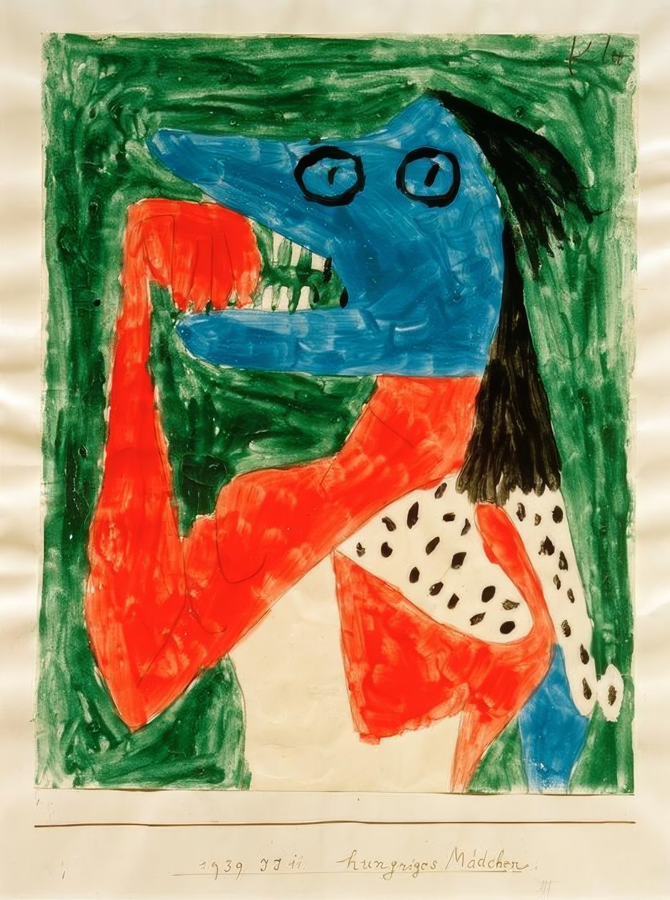 hladová dívka od Paul Klee
