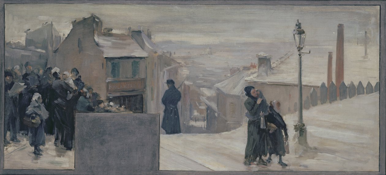 Hladomor mezi 1870-71, 1889 od Paul Louis Delance