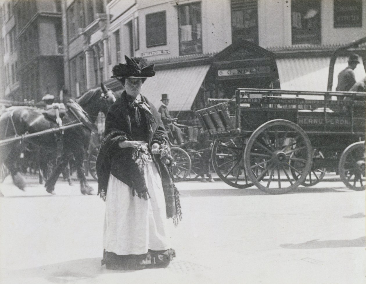 A Cheapside Flower Girl, 1893 od Paul Martin