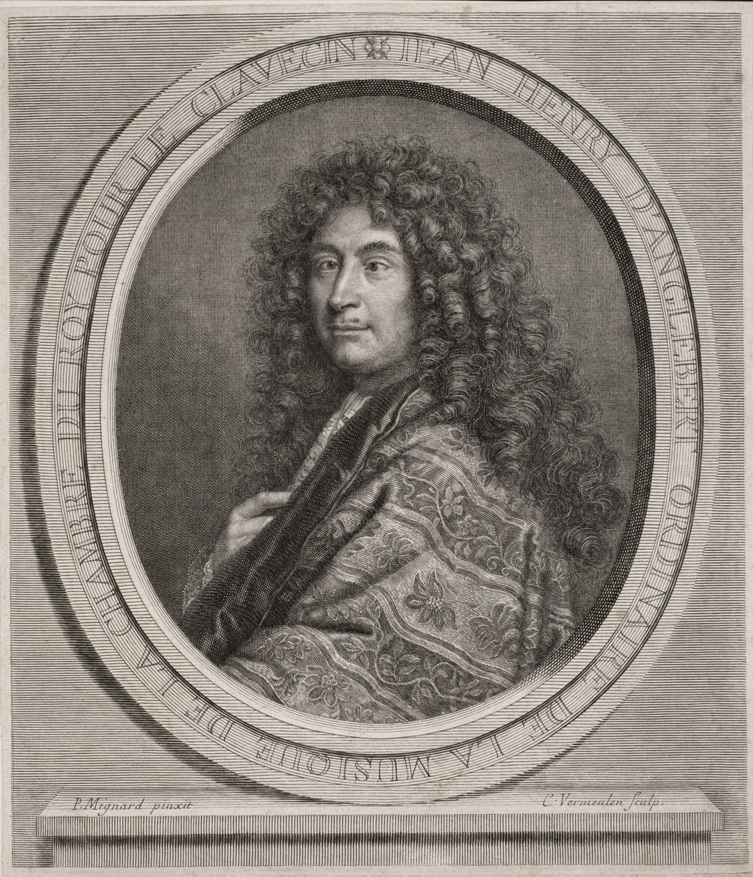 Jean-Henri DAnglebert 1635-91 rytý Cornelius Vermeulen 1642-92 rytina od Paul Mignard
