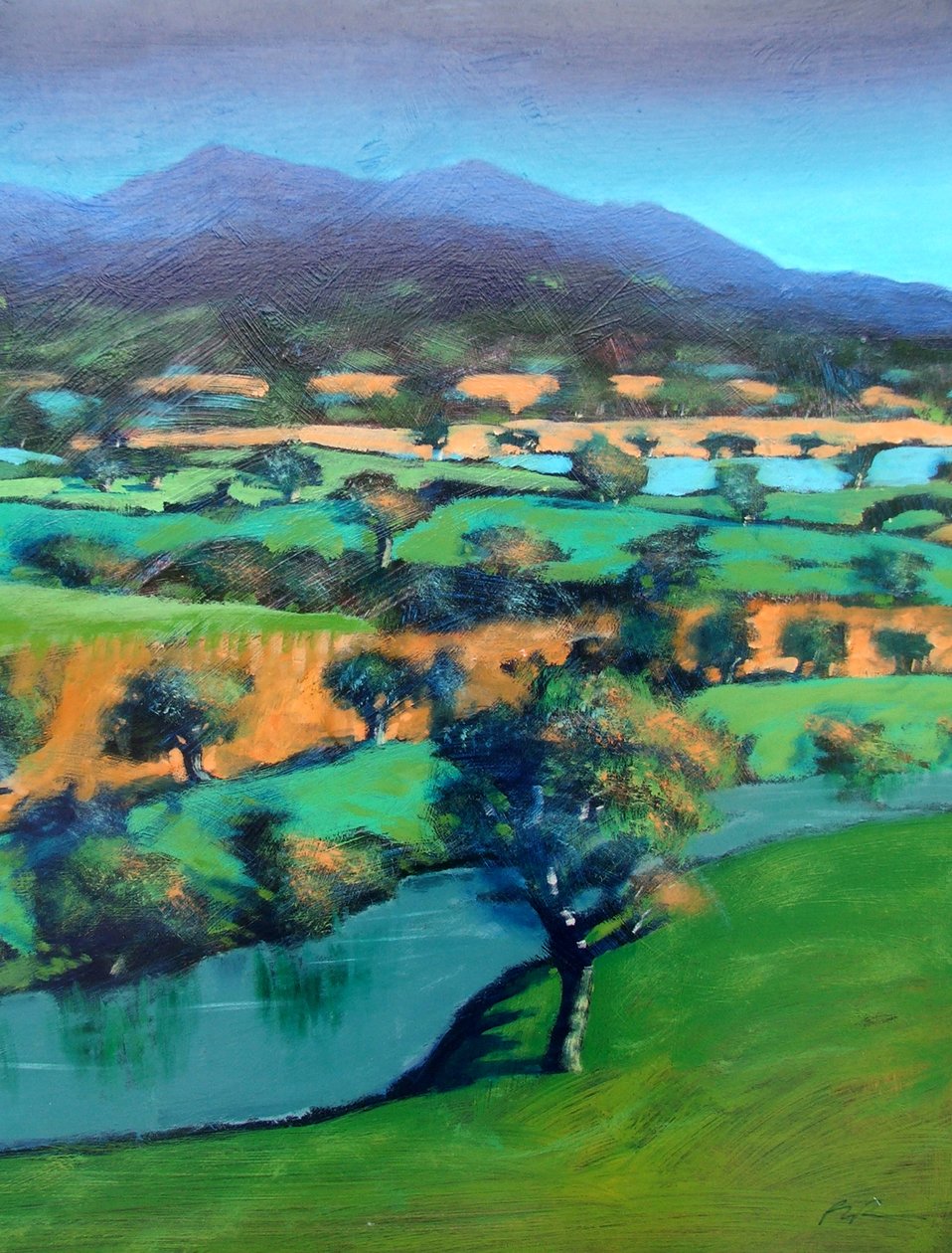 Malvern (akryl na palubě) od Paul Powis