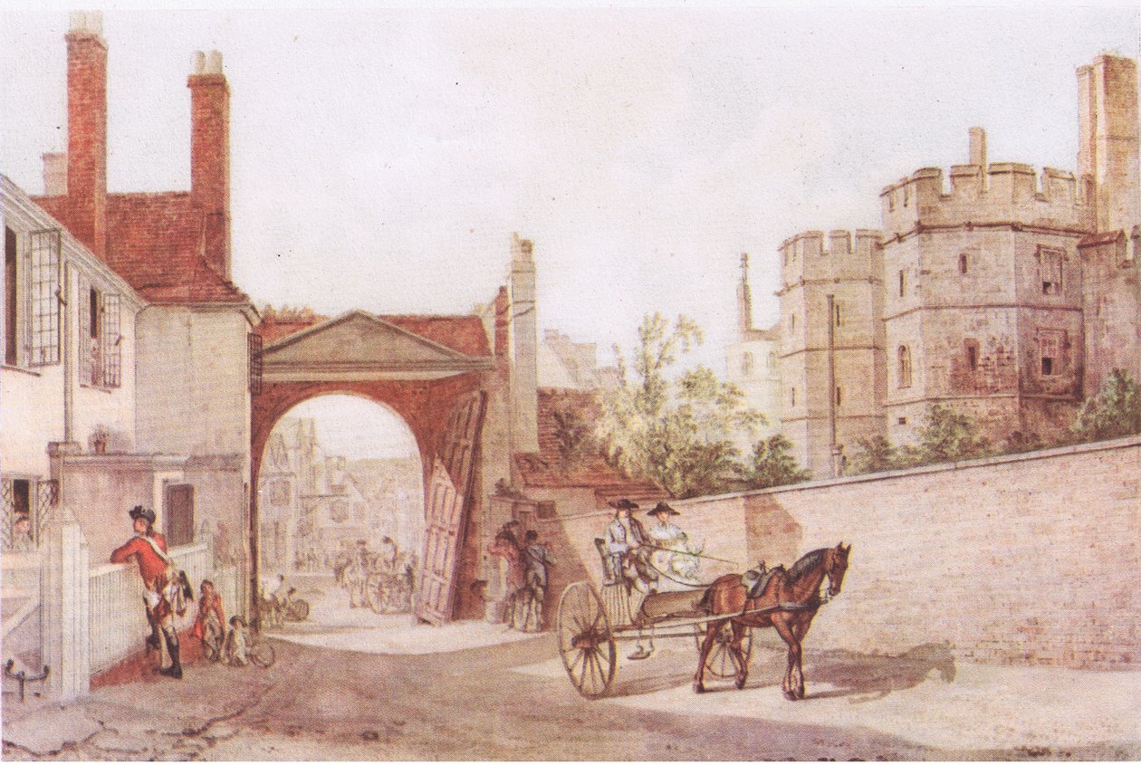 Scéna ve Windsoru kolem roku 1760 od Paul Sandby