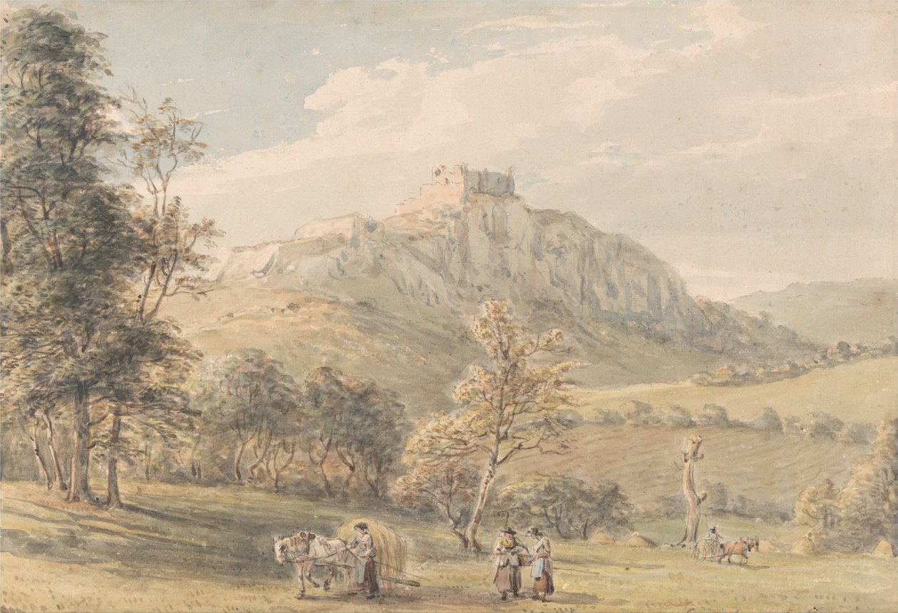 Hrad Carreg Cennan od Paul Sandby